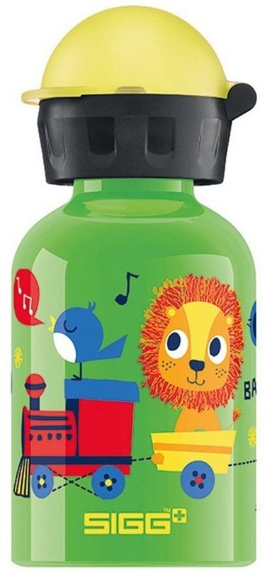 Sticla pentru copii Sigg KBT – Jungle train, verde, 0.3 L