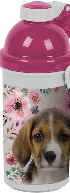 Sticlă de apă Paso Dog - 500 ml, roz