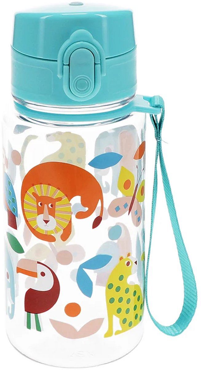 Sticlă de apă pentru copii Rex London - Wild Wonders, 450 ml