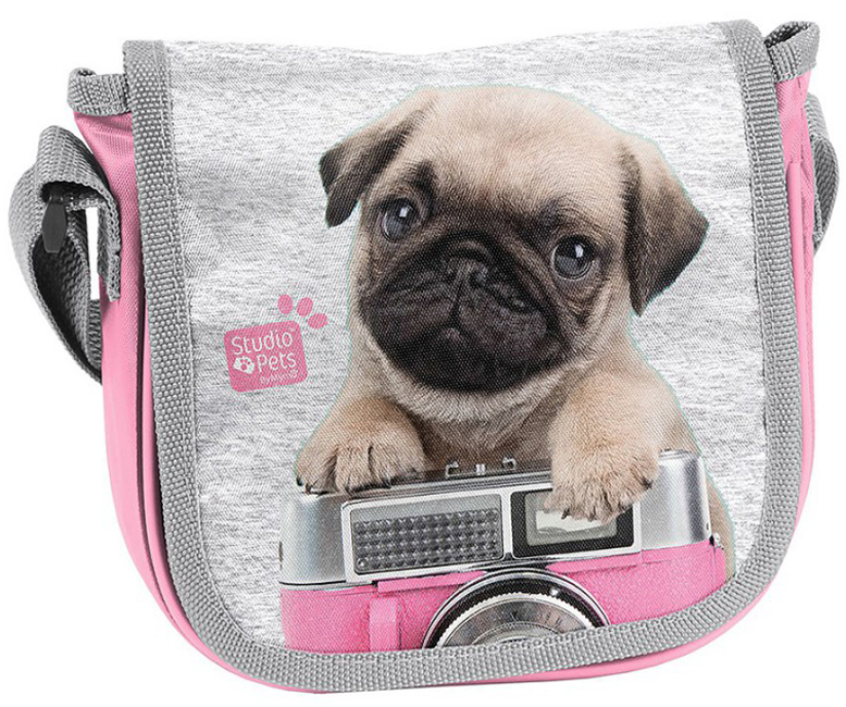 Geantă de umăr pentru copii Paso Studio Pets - Cu capac