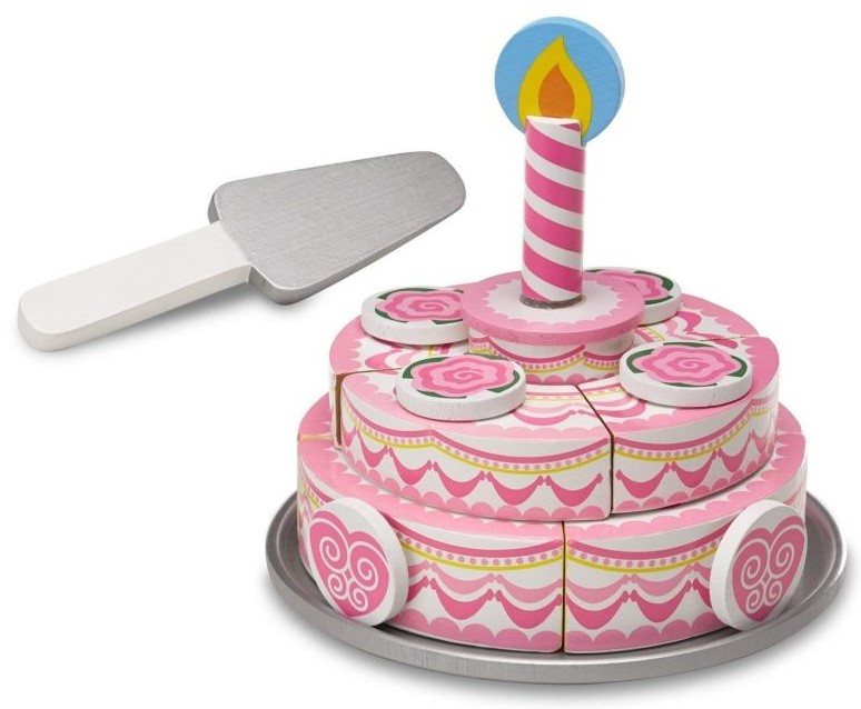 Tort din lemn pentru copii Melissa & Doug