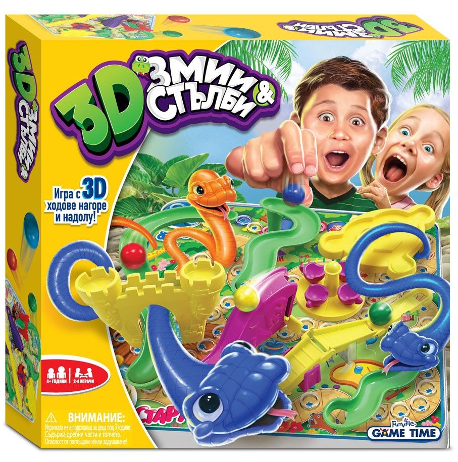 Joaca de copii  Funville - 3D Șerpi și scări