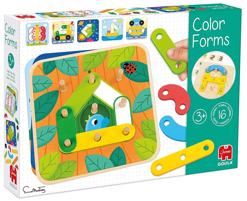 Joc pentru copii Goula - Forme, culori, numere și litere