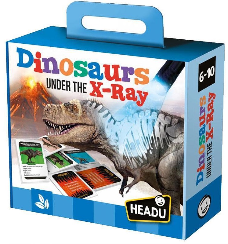 Joc pentru copii Headu - Dinozauri sub raze X (engleza)