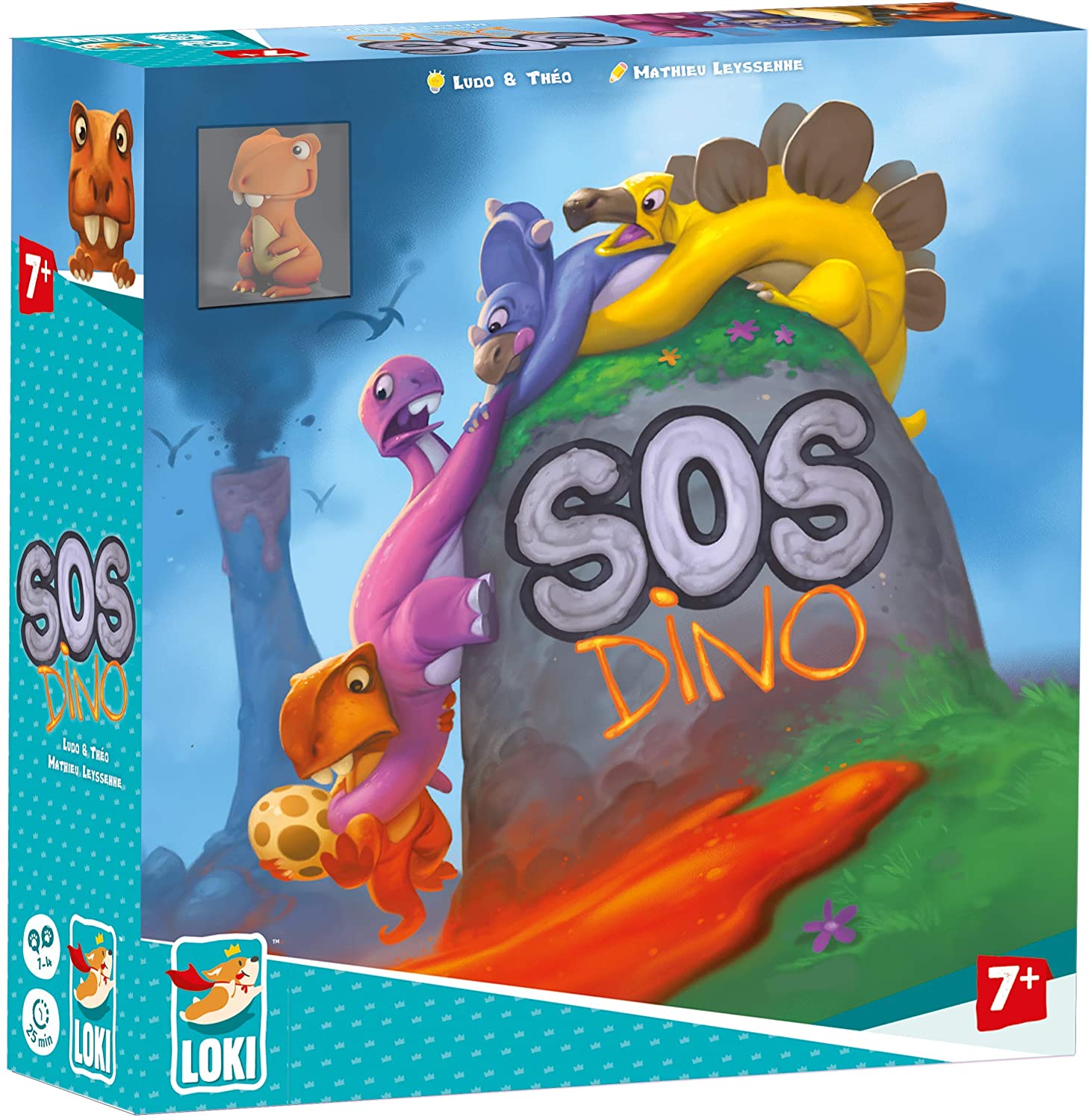 Joc de societate Loki: SOS Dino - Pentru copii