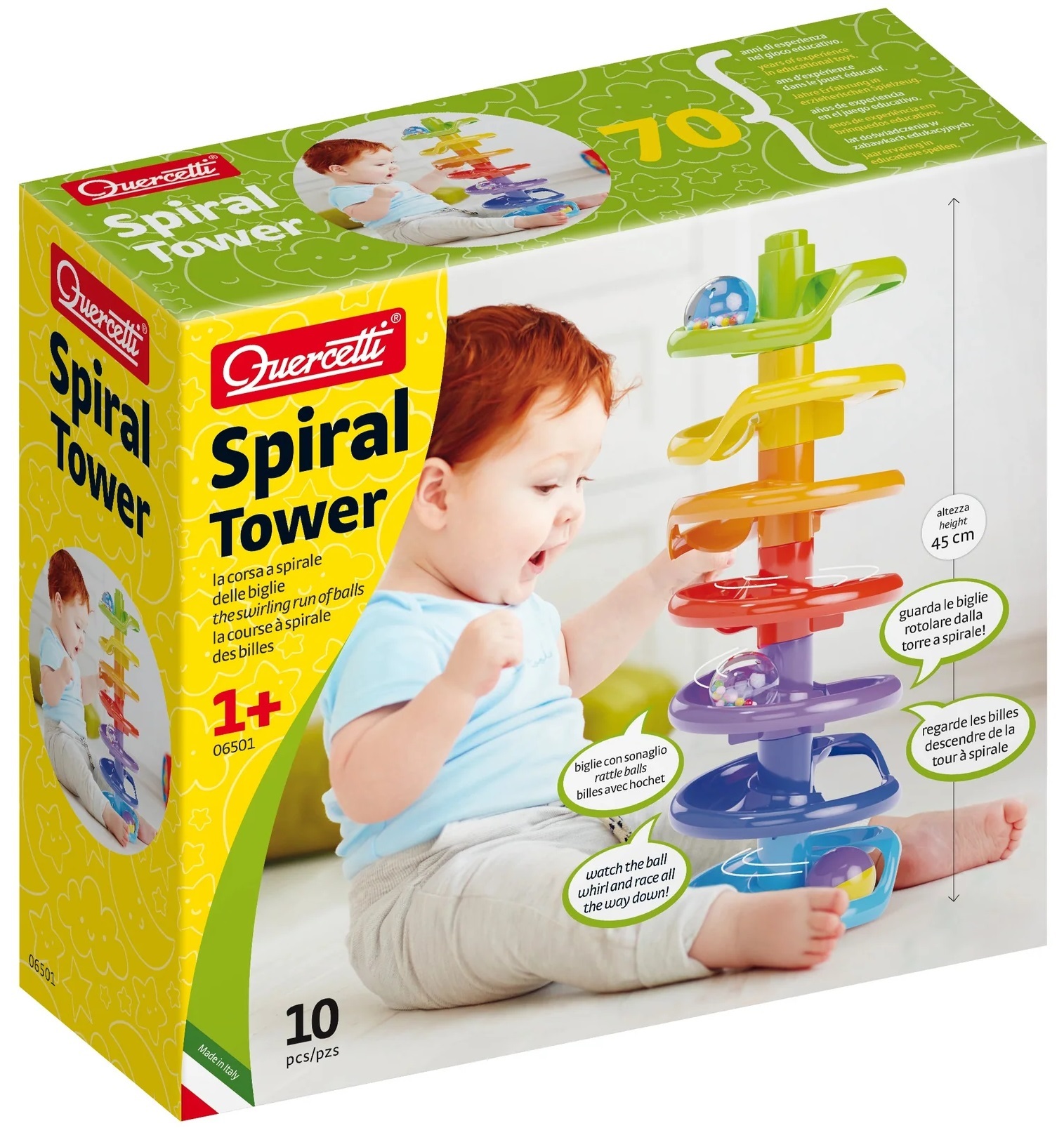 Joc de copii Quercetti - Turnul în spirală