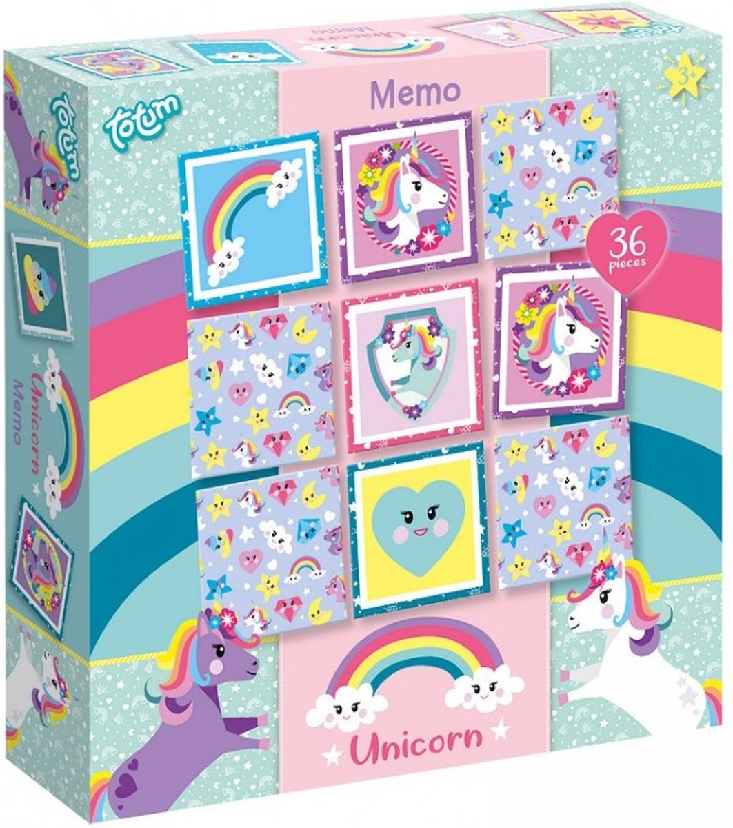 Joc pentru copii Totum, Memo, Unicorn