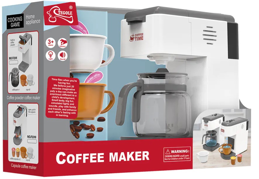 Jucărie pentru copii Tegole - Aparat de cafea cu ceainic