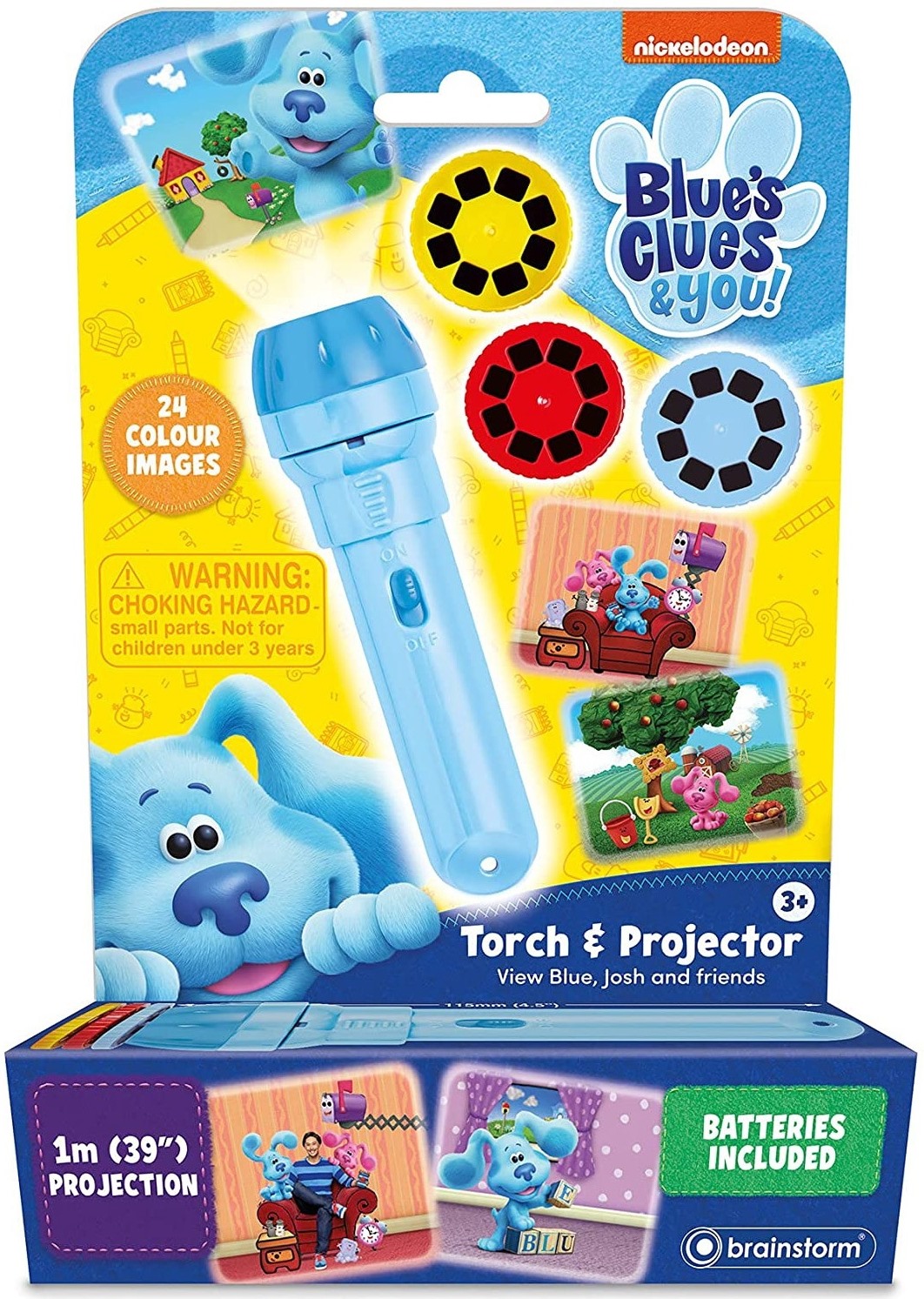Jucarie Brainstorm - Lanterna cu reflector, Blue's Clues