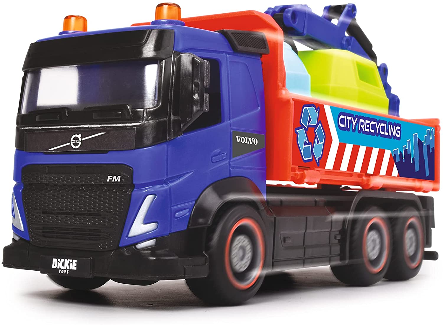 Jucărie pentru copii  Dickie Toys City Truck - Camion cu containere de gunoi
