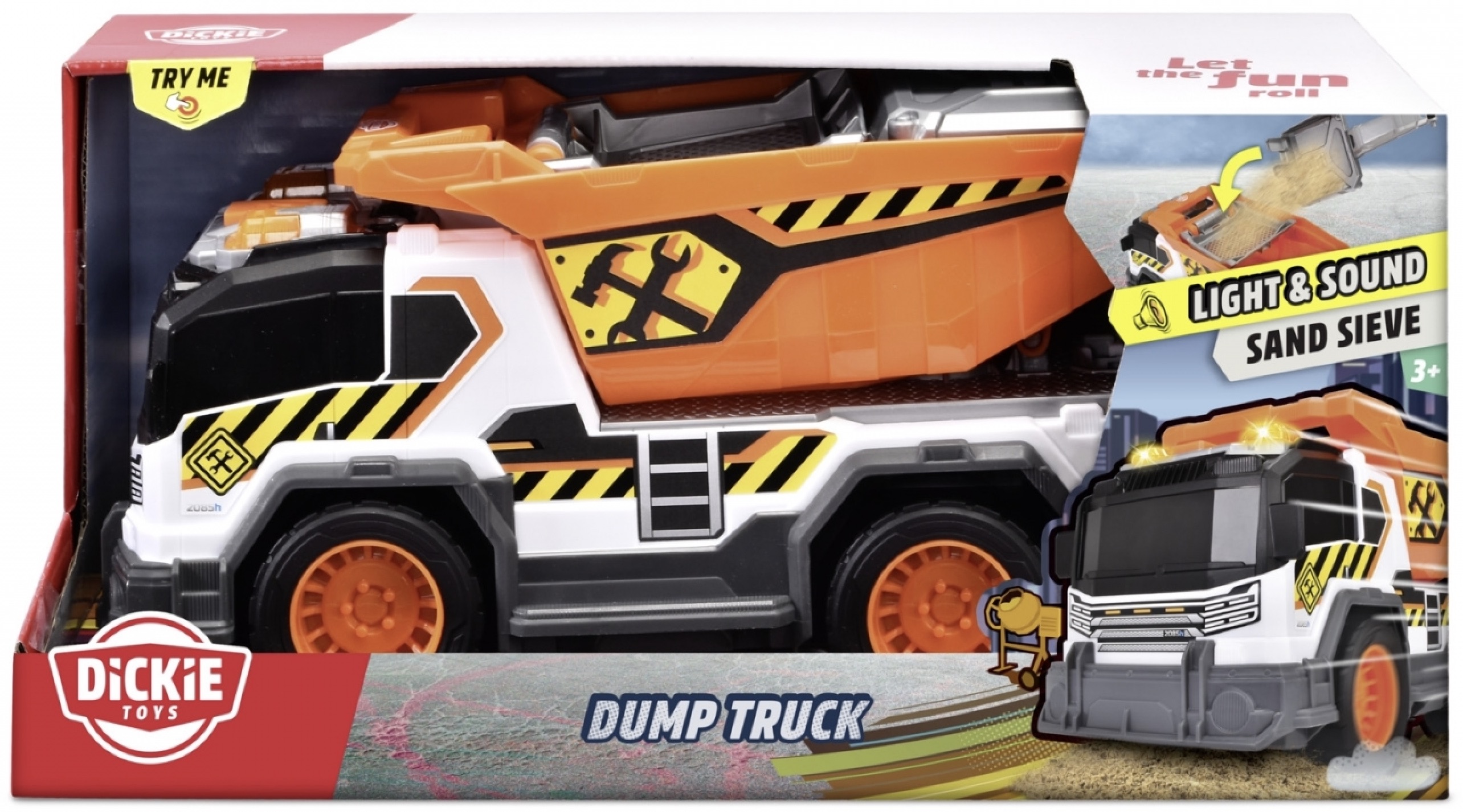 Jucărie pentru copii Dickie Toys - Basculantă, cu sunete și lumini, 30 cm