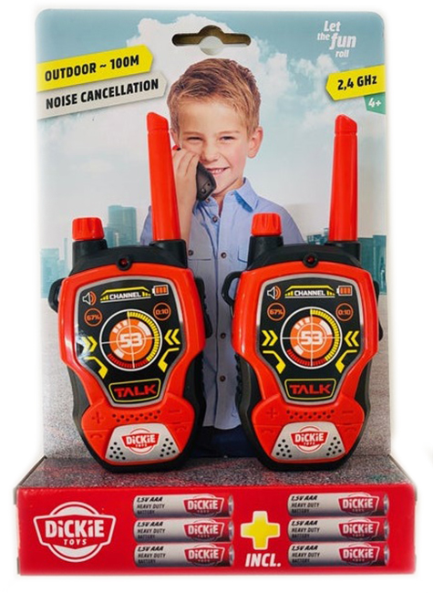 Jucarie pentru copii Dickie Toys - Walkie-talkie, 2 buc., rosu