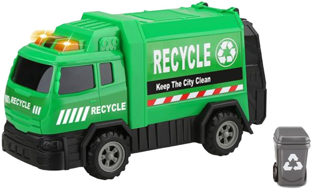 Jucărie pentru copii  Felyx Toys - Camion de gunoi cu lumini și sunete