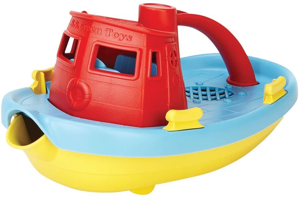 Green toy sale boat