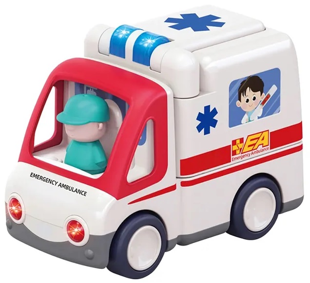 Jucărie pentru copii Hola Toys - Camion de linie, cu sunet și lumină