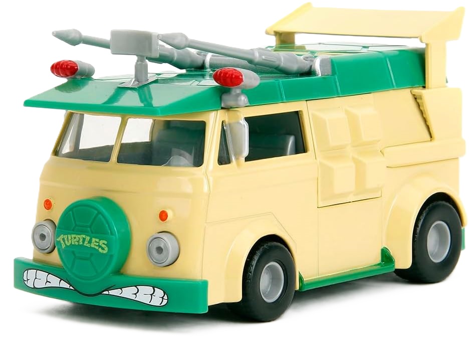 Joaca de copii Jada Toys - Autobuz de petrecere Ninja Turtles, 1:32