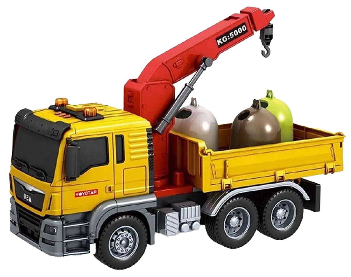 Jucărie pentru copii Jin Jia Toys - Camion de gunoi cu sunet și lumină, sortiment