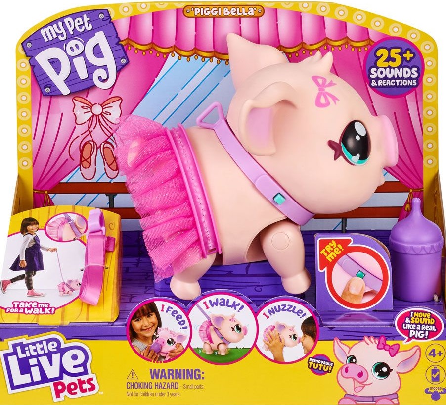 Jucarie pentru copii Moose - Purcelus balerina interactiv