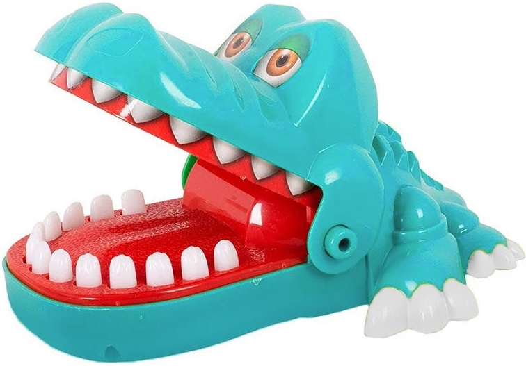 Jucărie pentru copii Raya Toys - Aventura cu crocodil, albastru