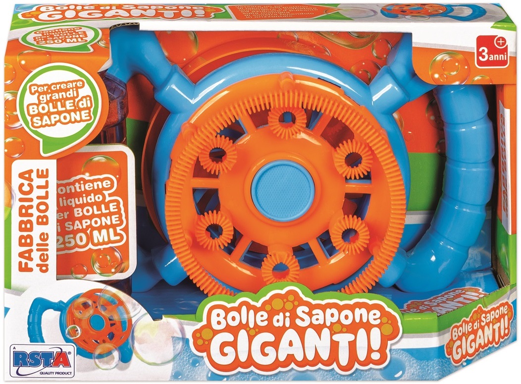 Jucărie pentru copii RS Toys - Masina pentru bule de sapun, albastru