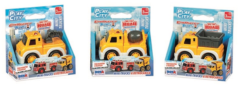 Jucărie pentru copii RS Toys - Mini mașină de construcții, sortiment