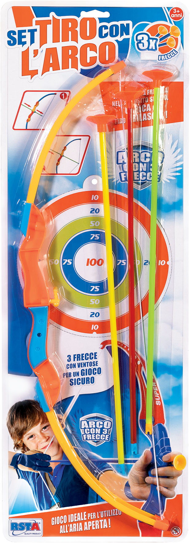 Jucarie pentru copii RS Toys - Arc sport cu tinta, sortiment