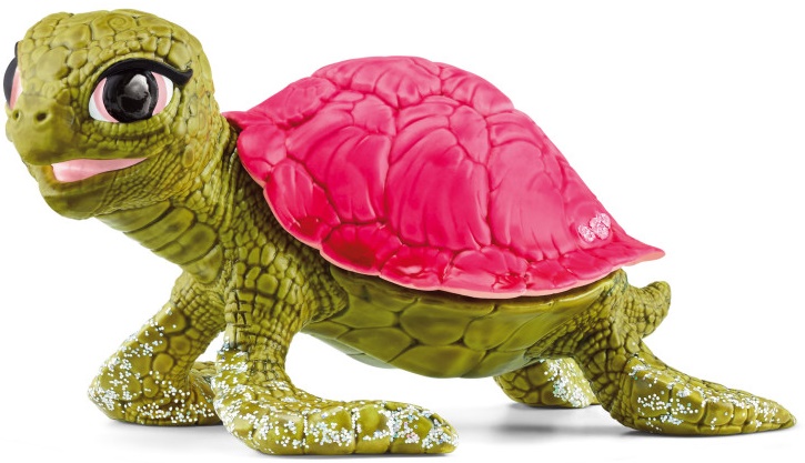 Figurină Schleich Bayala - Țestoasă de apă, safir roz