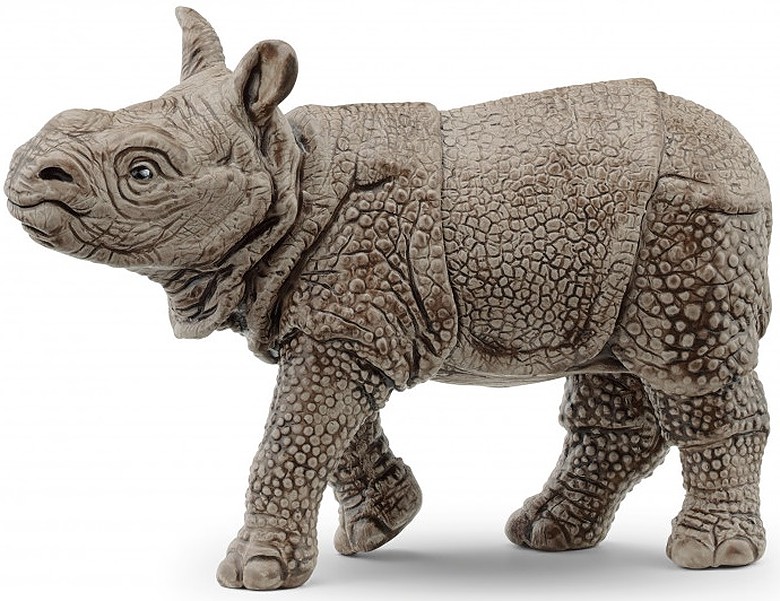 Jucărie pentru copii Schleich Wild Life  - Rinocer indian - pui