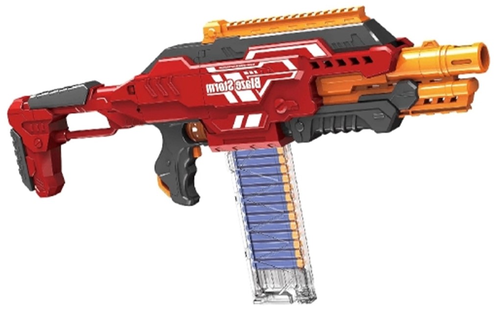 Jucărie pentru copii  Sonne - Pistol Brass Repeater, cu 40 de gloanțe moi într-o revistă