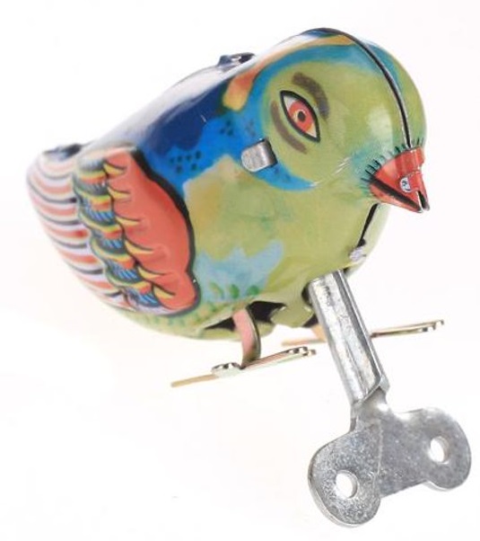 Trousselier Vintage Toy - Pasăre mecanică cu cheie