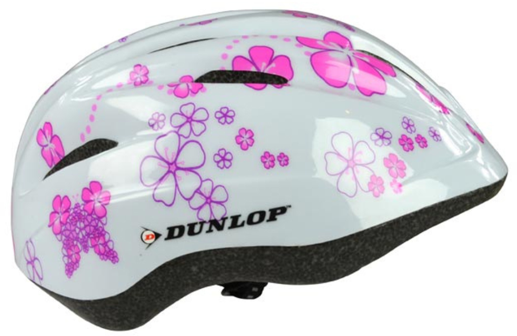 Cască pentru copii Dunlop - Flowers, 48-52 cm