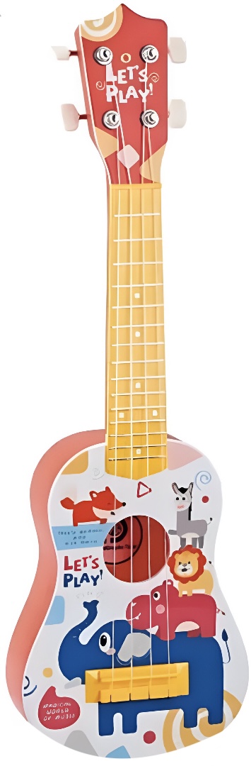 Chitară pentru copii cu corzi din silicon  Sonne - Strung , 57 cm, sortiment