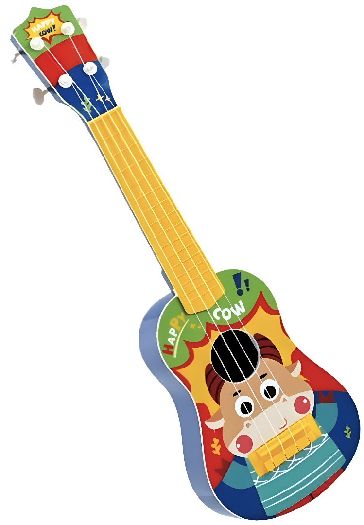 Chitară pentru copii Sonne -  HybridBass, cu sunet realist, 57 cm