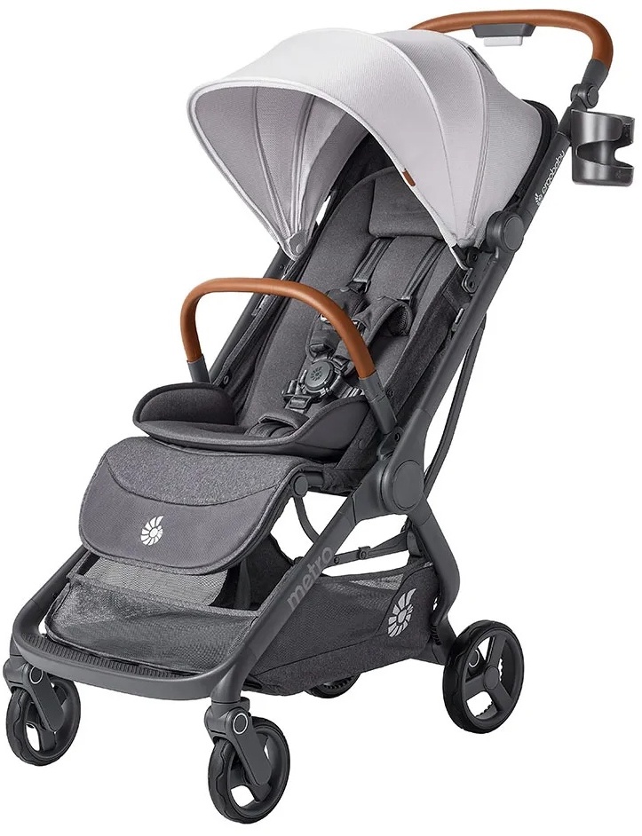 Cărucior pentru bebeluși Ergobaby - Metro 3 Deluxe, gri perlat