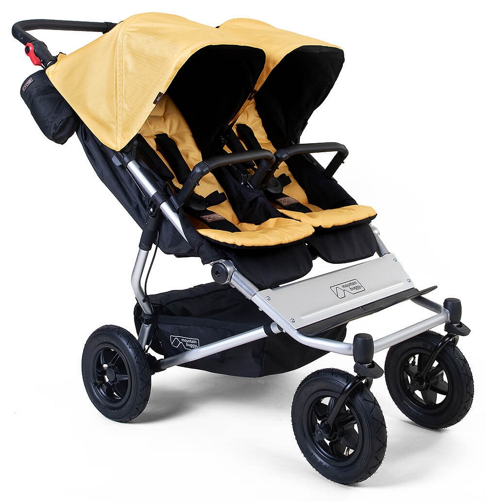 Cărucior pentru gemeni Mountain Buggy - Duet Heritage Plus V4 phil & teds, Solare