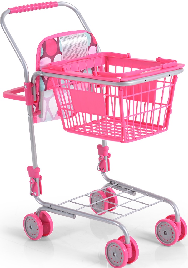 Carucior de cumparaturi pentru copii Moni Toys- Trolley