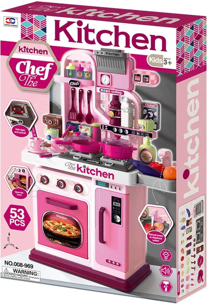 Bucătărie pentru copii  Yifeng - The Chef, roz