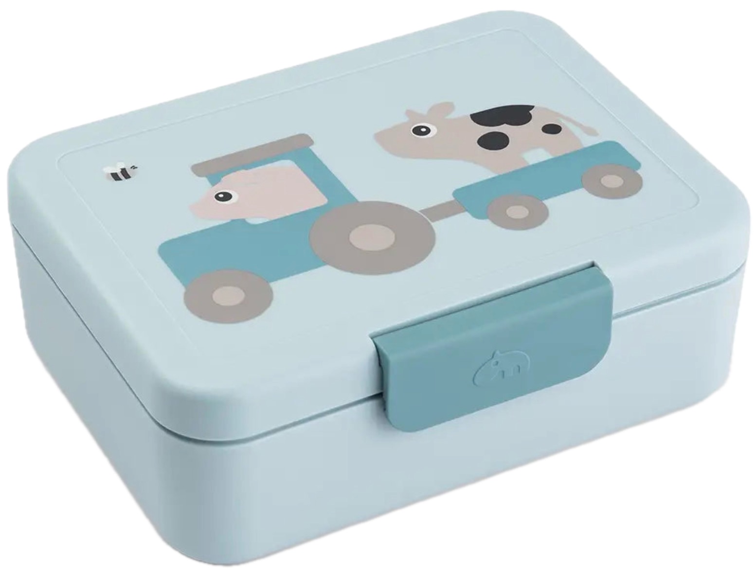 Cutie de mâncare pentru copii Done by Deer - Tiny farm, blue