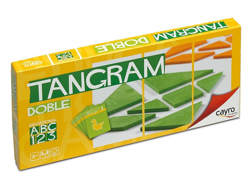 Joc de logică pentru copii Cayro - Tangram, dublu