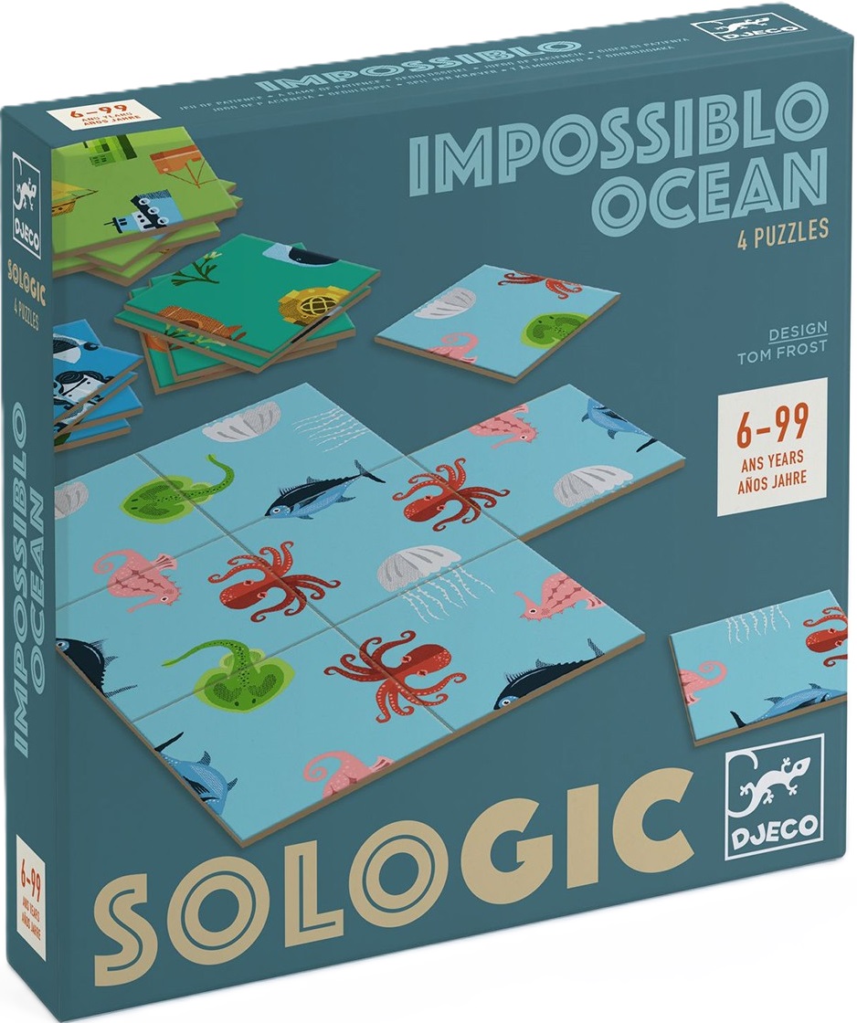 Joc de logica pentru copii Djeco Sologic - Ocean imposibil