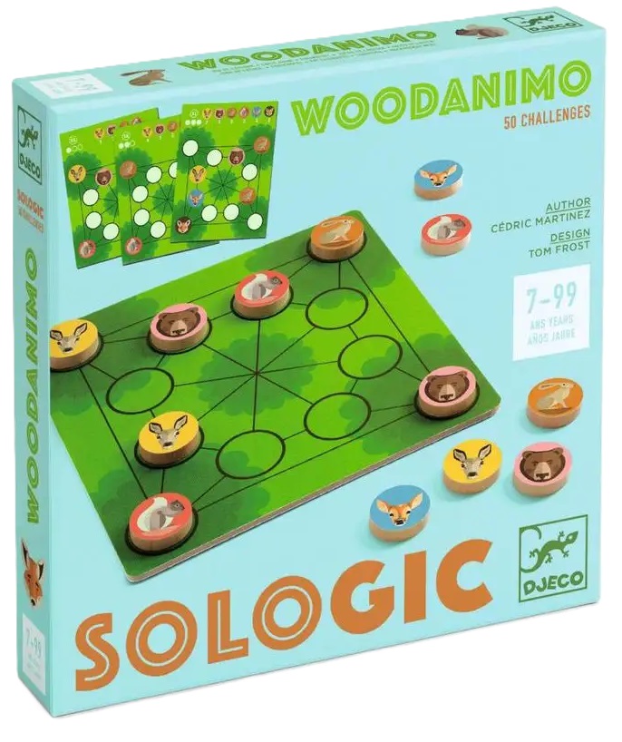 Joc de logică pentru copii Djeco - Woodanimo