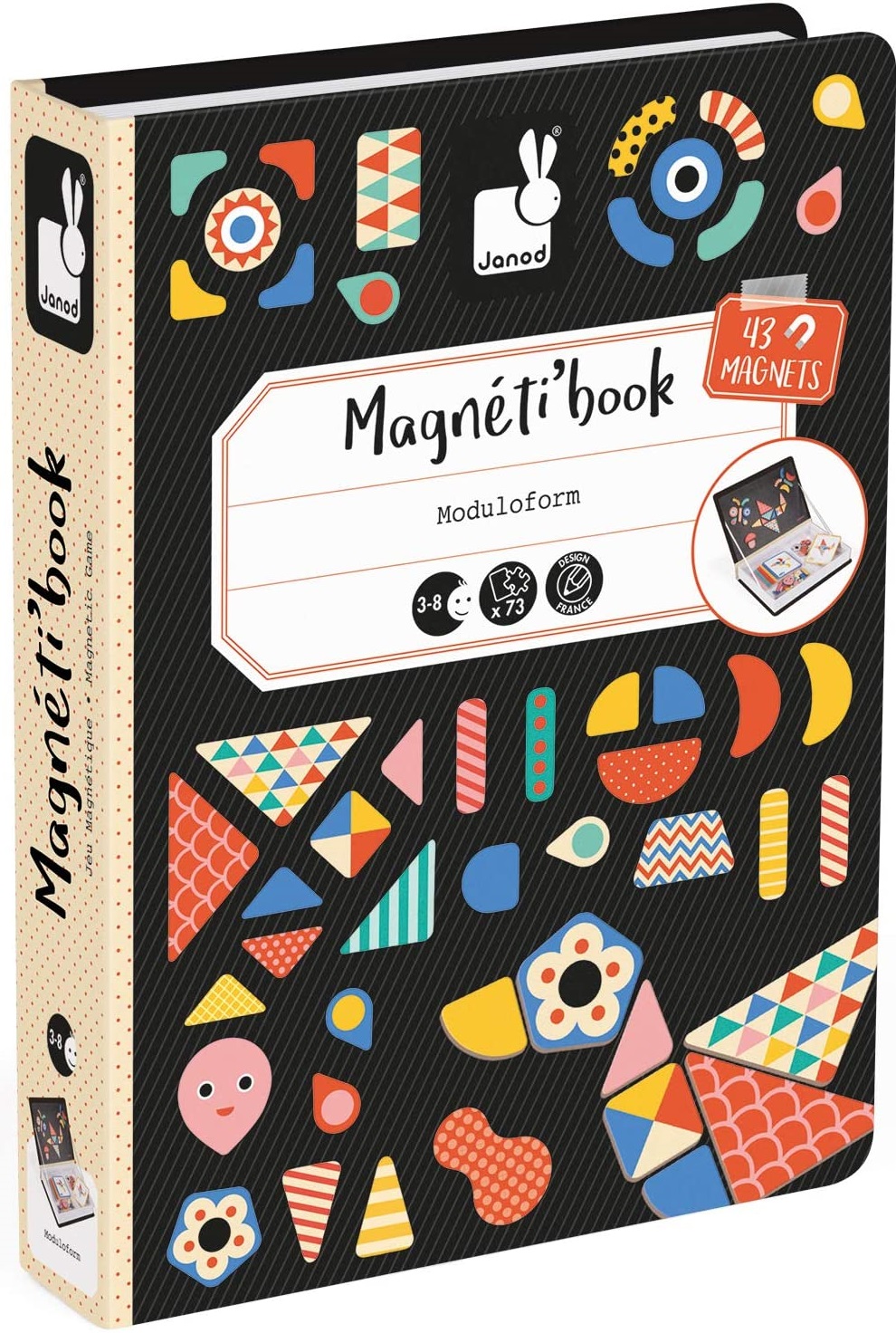 Carte magnetica pentru copii Janod - Forme