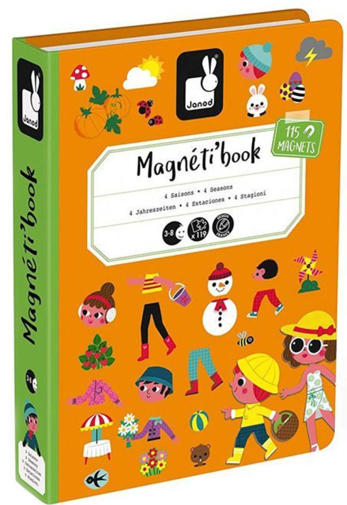 Carte magnetica pentru copii Janod - Anotimpuri