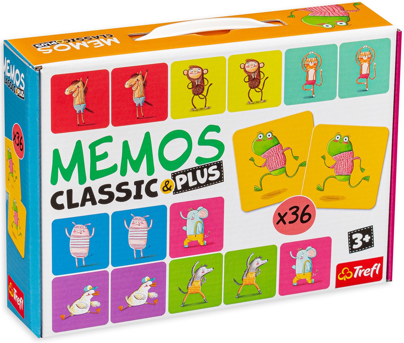 Joc de memorie Memos Classic&Plus: Misca-te si joaca - Pentru copii