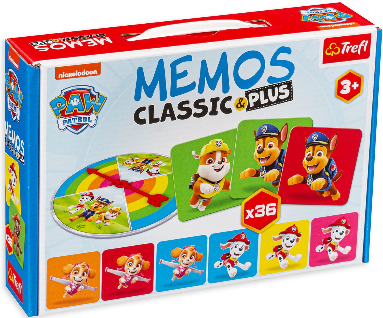 Joc de memorie Memos Classic&Plus: Paw Patrol - Pentru copii