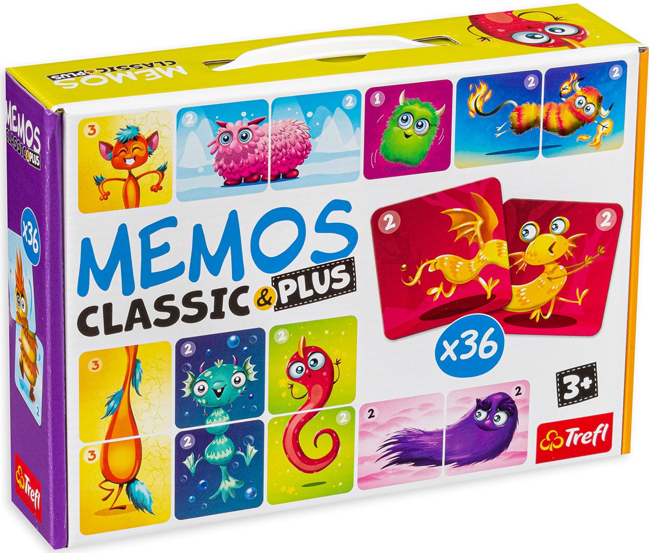 Joc de memorie: Memos Classic Plus. Dragutii monstri - imagine 2