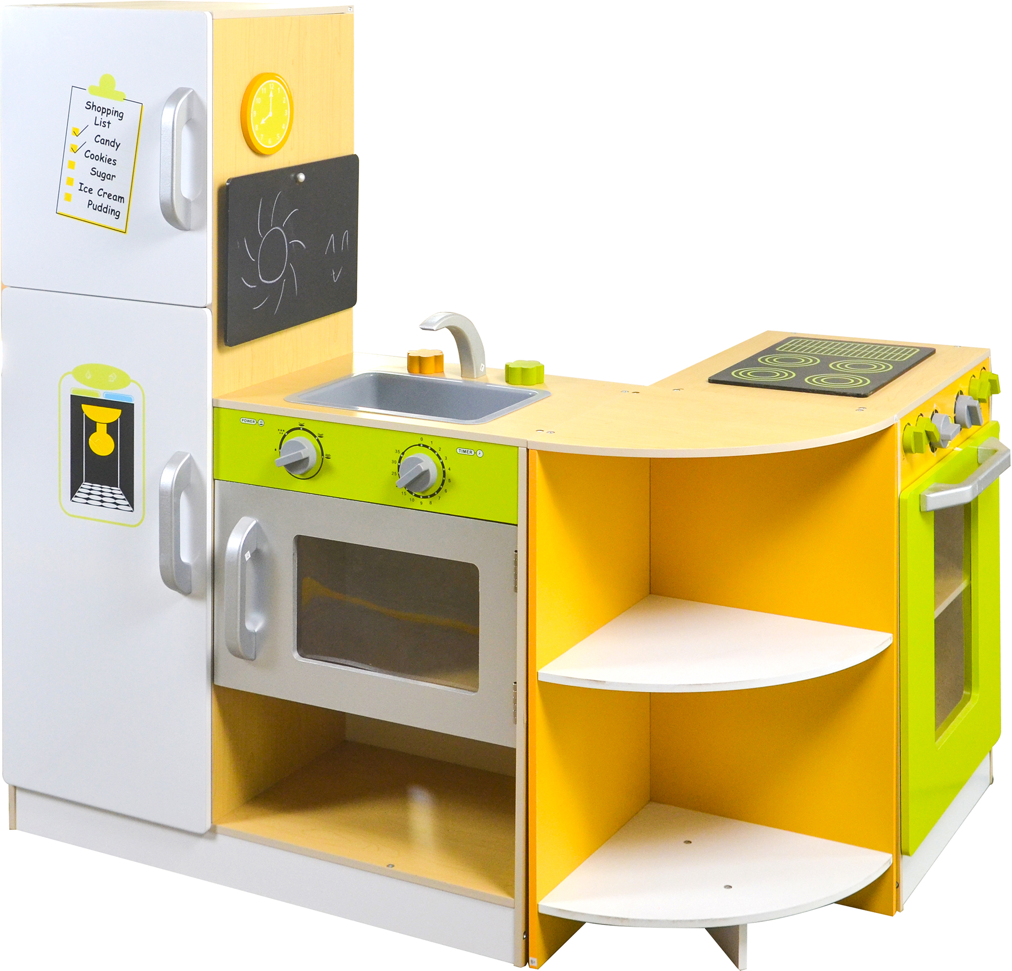 Bucătărie modulară pentru copii Smart Baby - cu 4 elemente pentru poziționare