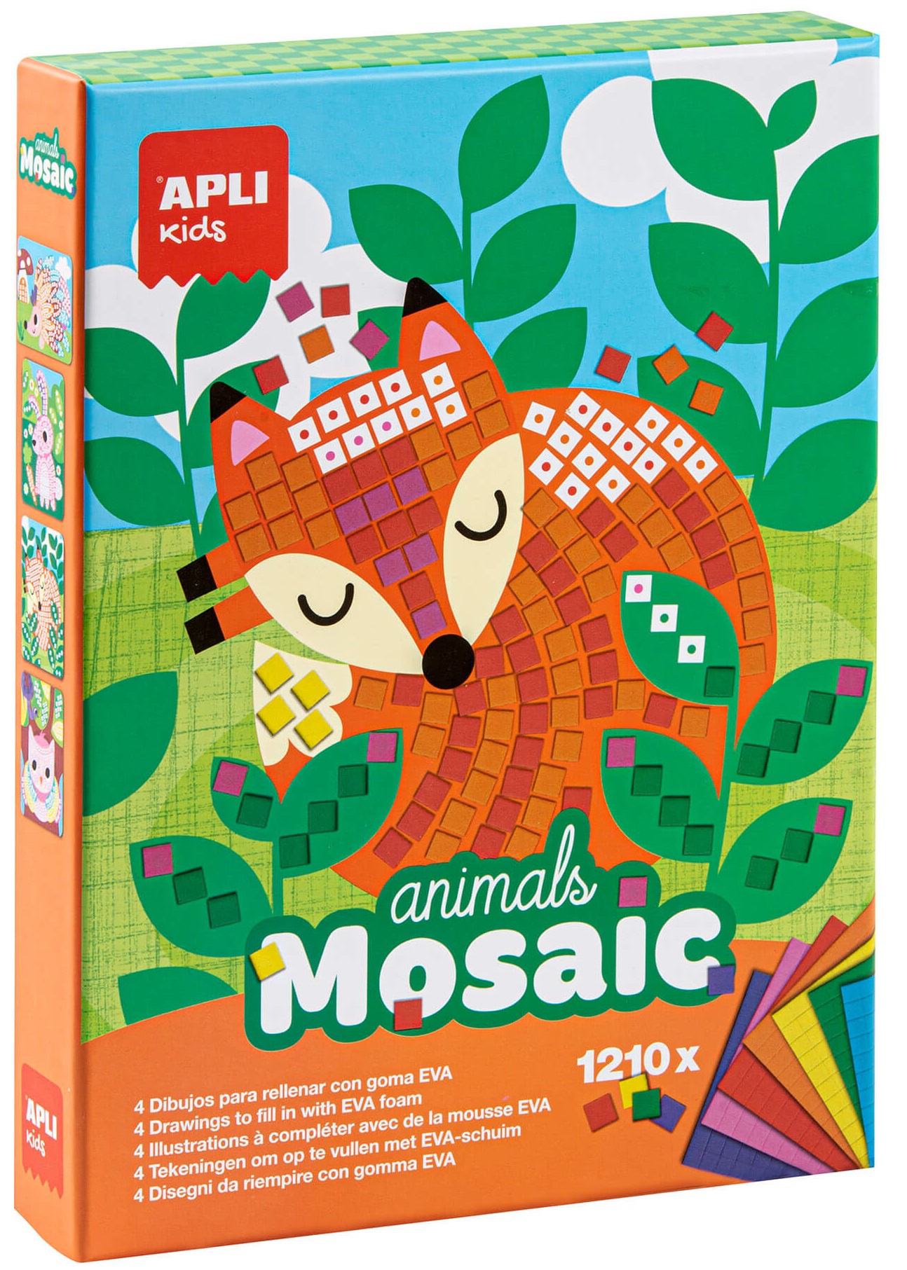 Mozaic pentru copii  APLI Kids - Animale, 4 imagini