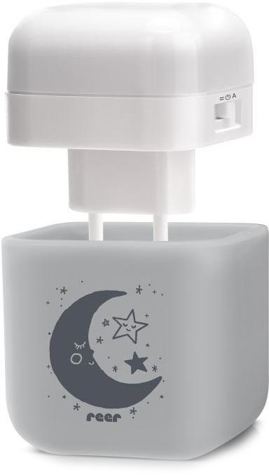 Lampa de noapte pentru copii 2 în 1 Reer - Gri