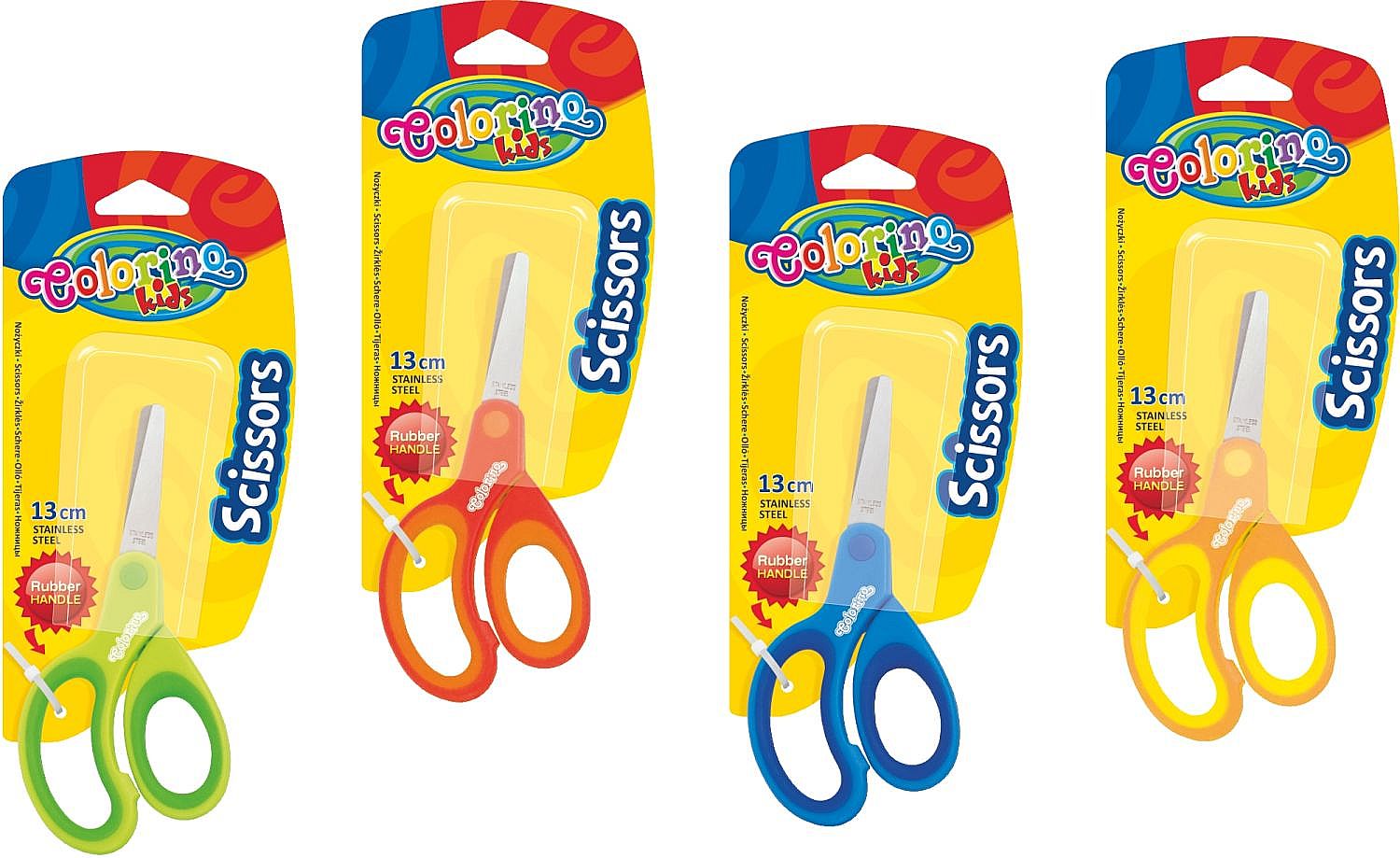Foarfeca pentru copii Colorino Kids - 13 cm, sortiment